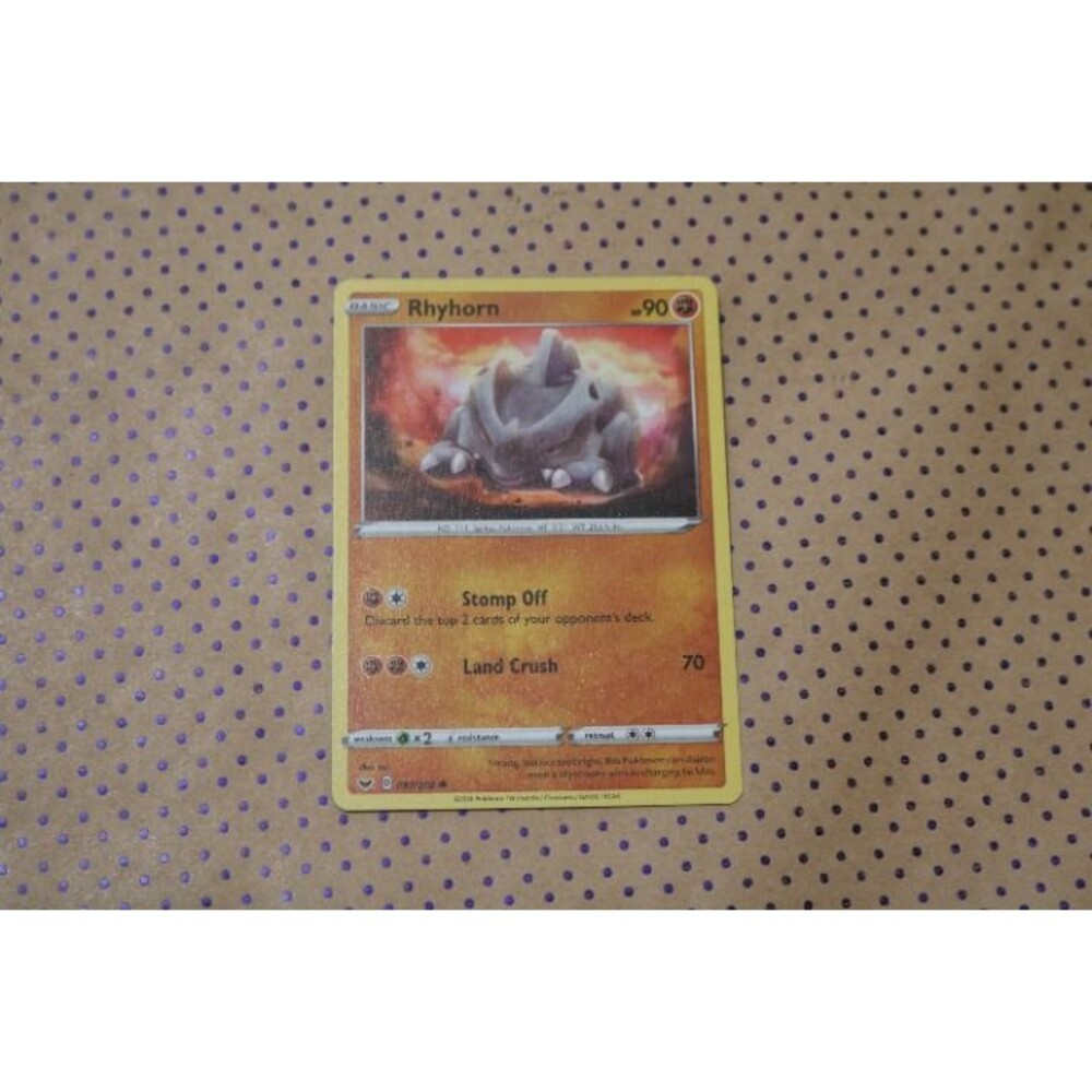 Rhyhorn 097/202 Pokemon Card (2020)